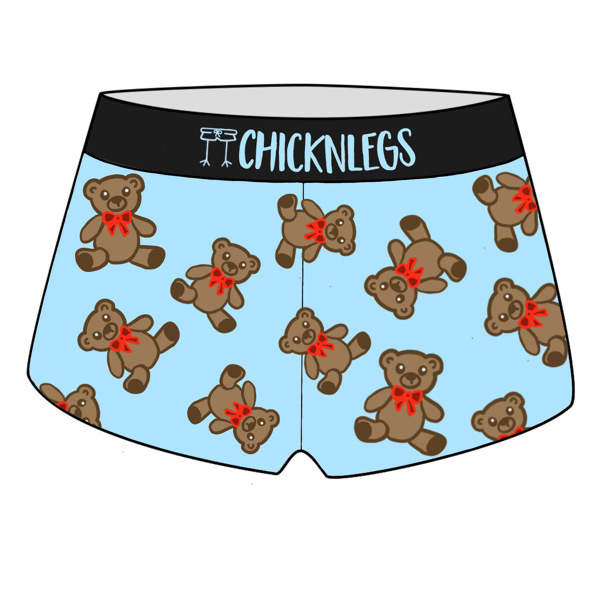 chicknlegs shorts design- teddy bears